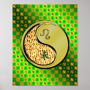 Leo & Metalen Geit Poster