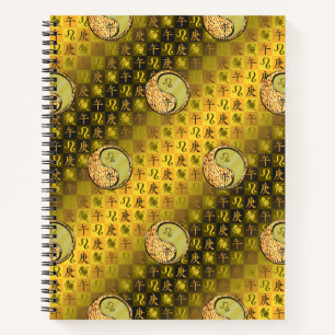 Leo & Metalen Paard Spiraal Notebook Notitieboek
