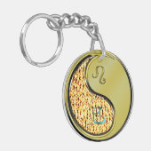 Leo & Metalen Slang Sleutelhanger (Voorkant Links)