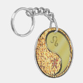 Leo & Metalen Tijger Sleutelhanger (Voorkant Links)