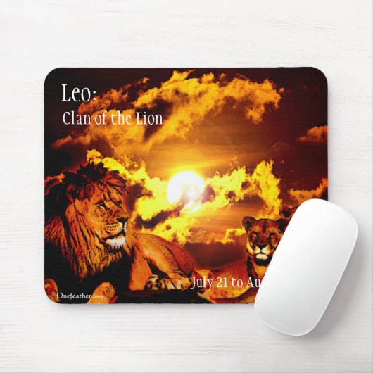 Leo mousepad muismat (Met muis)