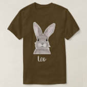 Leo Name Easter Bunny Custom Name Good Vrijdag T-shirt (Design voorkant)