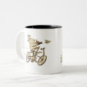 leo op mok fiets (Voorkant links)