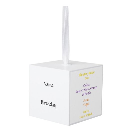 Leo Ornament (Achter hoekig)