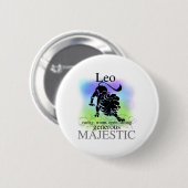 Leo over jou ronde button 5,7 cm (Voorkant /achterkant)