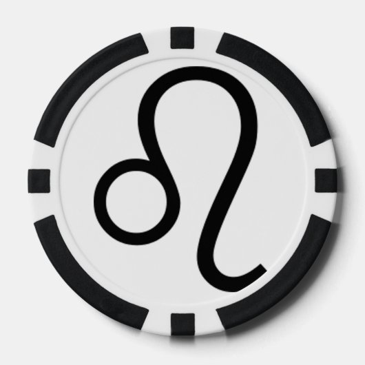 Leo Poker Chips (Voorkant)