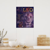 Leo ♌ Poster (aanpasbaar) (Keuken)