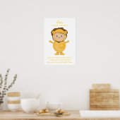 Leo - Poster Horoscope pour fille (Cuisine)