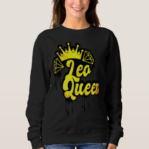 Leo Queen Zodiac Sign Driving Crown Horoscope Ast Trui