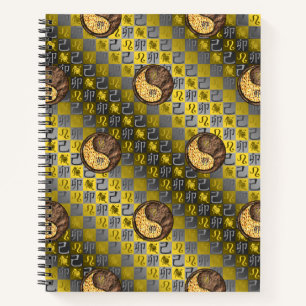 Leo & RabbitSpiraal Notebook Notitieboek