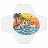 Leo Retro Sunset Name Design (Plat)