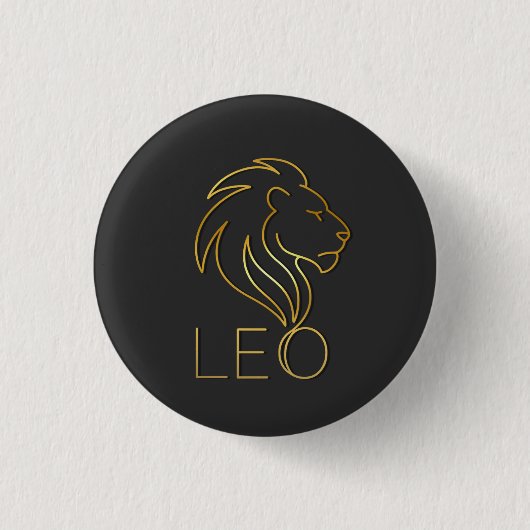 LEO RONDE BUTTON 3,2 CM (Voorkant)