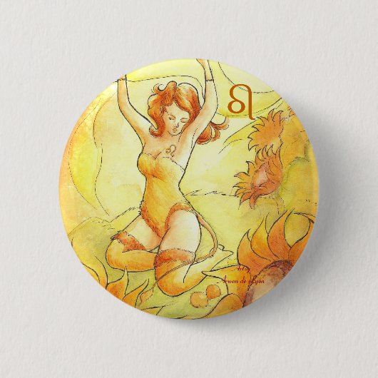 Leo Ronde Button 5,7 Cm (Voorkant)