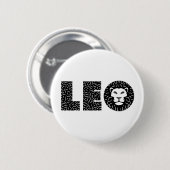 Leo Ronde Button 5,7 Cm (Voorkant /achterkant)
