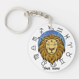 Leo Sagittarius Acrylic Keychain