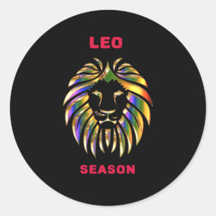 Leo Season Ronde Sticker