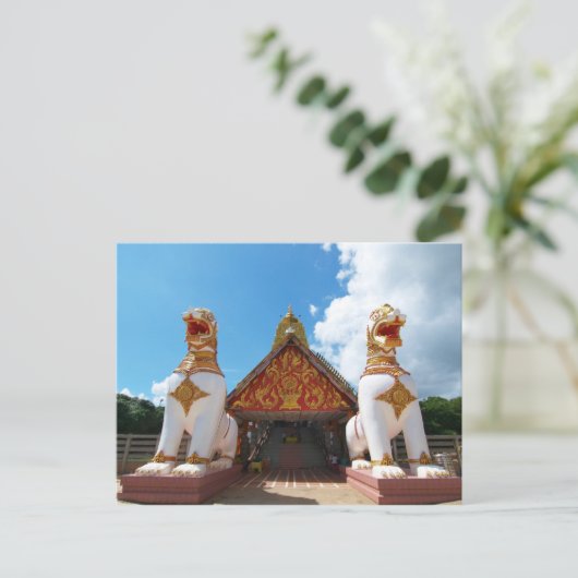 Leo Security guard Briefkaart (Staand voorkant)