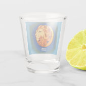 Leo Shot Glas (Achterkant)