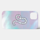 Leo Sign on Pastels Nacre Moeder van Parelstijl Case-Mate iPhone Case (Achterkant (horizontaal))