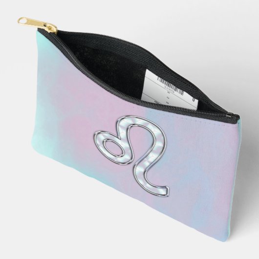 Leo Sign on Pastels Nacre Moeder van Parelstijl Etui (Open)
