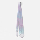 Leo Sign on Pastels Nacre Moeder van Parelstijl Stropdas (Achterkant)