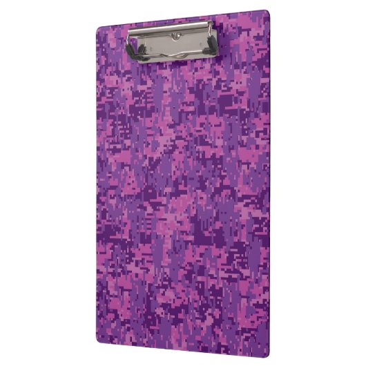 Leo Sign on Pink Fuchsia Digital Camouflage Klembord (Links)