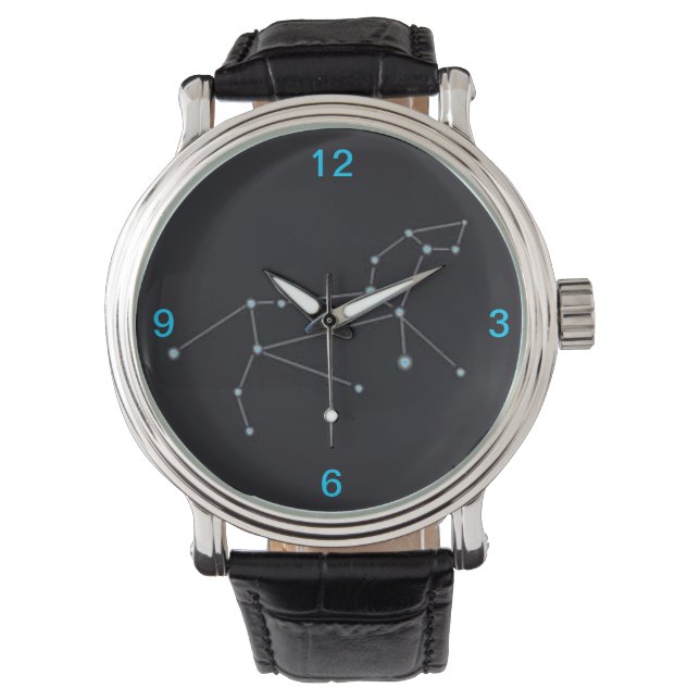 Leo Star Map Horloge (Voorkant)
