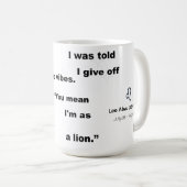 Leo Star Teken Witty Tekst voor Dagelijks Gebruik Koffiemok (Voorkant rechts)