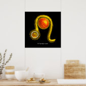 LEO Sterrenbeeld Poster (Keuken)