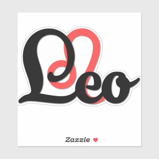 Leo Sticker (Vel)