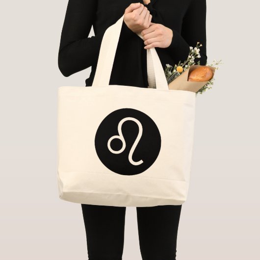 Leo-symbool Grote Tote Bag (Voorkant (product))