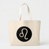 Leo-symbool Grote Tote Bag (Voorkant)