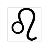 leo symbool - kunststempel 	rubberstempel (Afrduk)