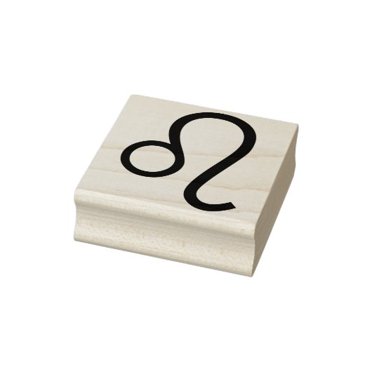 leo symbool - kunststempel 	rubberstempel (Stempel)