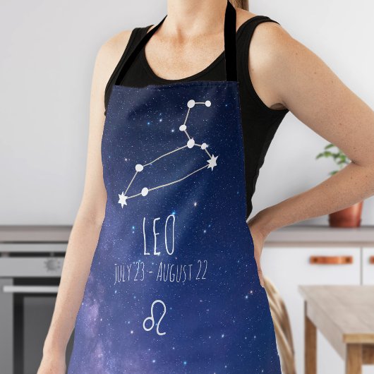 Leo | Tablier de constellation Zodiaque personnali