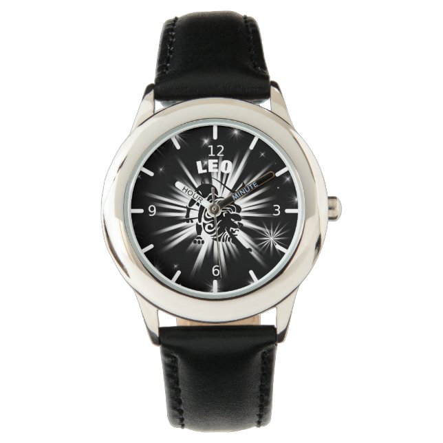 Leo-teken Horloge (Voorkant)