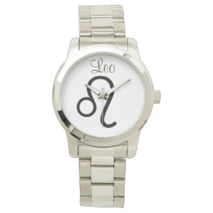 Leo-teken van de Zodiac. Dames kijken. Horloge