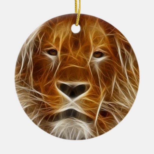 Leo the Bravehearted Lion Ornament (Voorkant)
