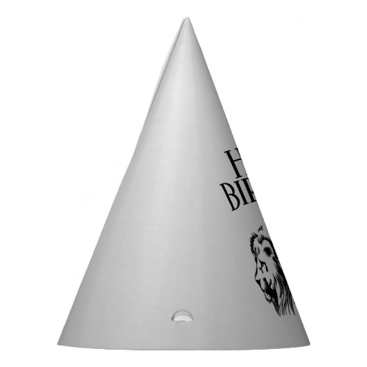 Leo the Lion Bookended Zodiac Feesthoedjes (Links)