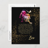 Leo The Lion Briefkaart (Voorkant / Achterkant)