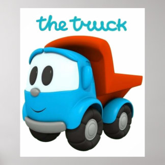 Leo The Trcuk Kinderen Poster