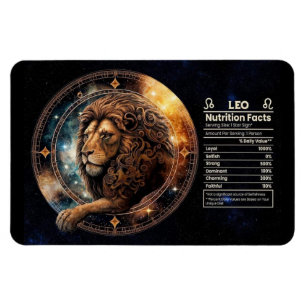 Leo-thema voedingswaarde magneet