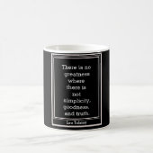 "Leo Tolstoï quote = mug (Centre)