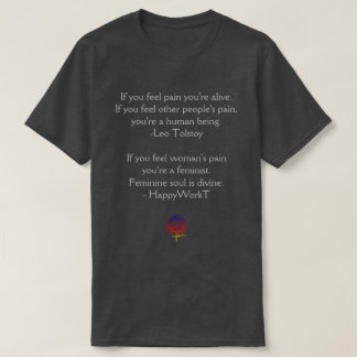 Leo Tolstoj Quote en het feminisme T-shirt