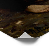 Leo Tolstoy Barefoot van Ilya Repin Poster (Hoek)