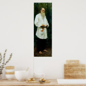 Leo Tolstoy Barefoot van Ilya Repin Poster (Keuken)
