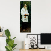 Leo Tolstoy Barefoot van Ilya Repin Poster (Thuiskantoor)