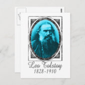 Leo Tolstoy Briefkaart (Voorkant / Achterkant)