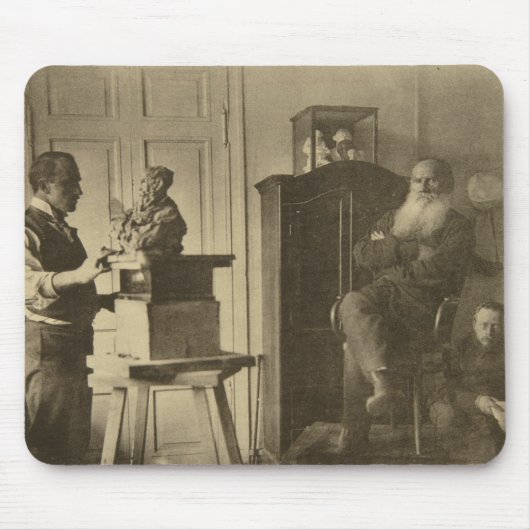 Leo Tolstoy en de beeldhouwer Paolo Muismat (Voorkant)
