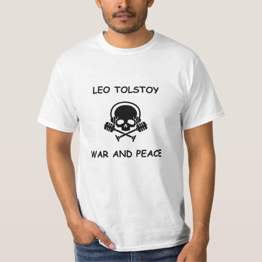 Leo Tolstoy - Oorlog en vrede T-shirt (Voorkant)